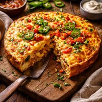 Picante Omelet Pie