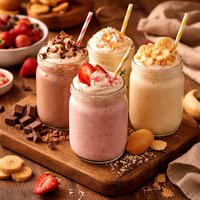 Pick Your Flavor Pudding Milk Shakes