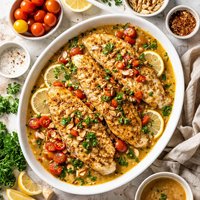 Pickerel in Almond Butter Sauce