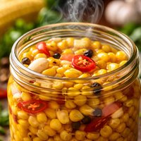 Pickled Corn in the Jar