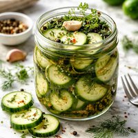 Pickled Cucumber Slices