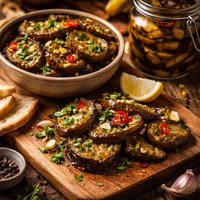 Pickled Eggplant Aubergine Jamie Oliver