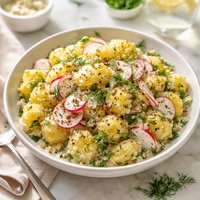Pickled Potato Salad with Horseradish and Dill