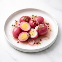 Pickled Quail Eggs Red Wine Vinegar