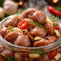 Pickled Turkey Gizzards