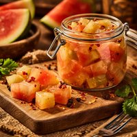 Pickled Watermelon Rind