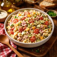 Picnic Pasta and Ham Salad