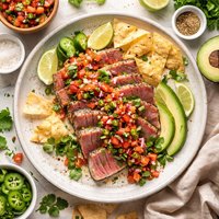 Pico De Gallo Seared Ahi