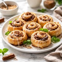 Pie Crust Cinnamon Rolls