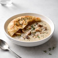 Pie Crust Mushroom Soup