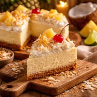 Pina Colada Cheesecake