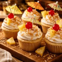 Pina Colada Cupcakes