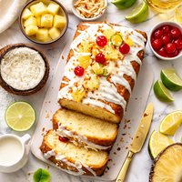 Pina Colada Pound Cake
