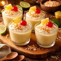 Pina Colada Pudding Cups Weight Watchers