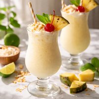 Pina Colada Slush for Grownups