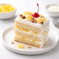 Pineapple Ambrosia Cake