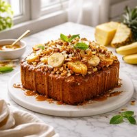 Pineapple and Banana Cake