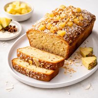 Pineapple and Coconut Bread Loaf
