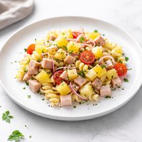 Pineapple and Ham Pasta Salad