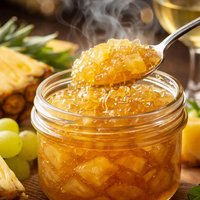 Pineapple and Pinot Grigio Wine Jam