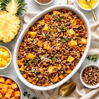 Pineapple and Sweet Potato Casserole