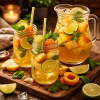 Pineapple Apricot Lime Punch Non Alcoholic