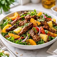 Pineapple Beef and Mandarin Salad