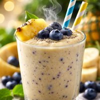 Pineapple Blueberry Banana Shake