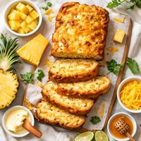 Pineapple Cheddar Tea Bread
