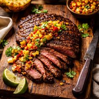 Pineapple Chili Flank Steak