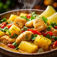 Pineapple Coconut Chicken Curry