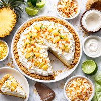Pineapple Coconut Cream Pie Lactose Free