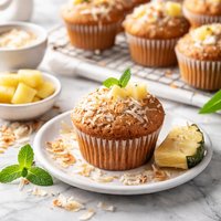 Pineapple Coconut Muffins
