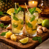 Pineapple Ginger Mojito