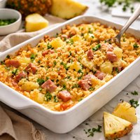 Pineapple Ham Casserole