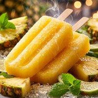 Pineapple Ice Pops