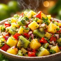 Pineapple Kiwi Mango Salsa
