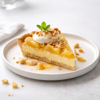 Pineapple Macadamia Nut Pie