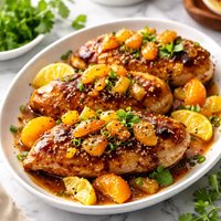 Pineapple Mandarin Ginger Chicken Breasts
