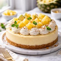 Pineapple N Cream Cheesecake