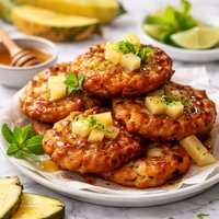 Pineapple Plantain Fritters