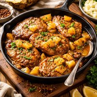 Pineapple Pork Chop Skillet