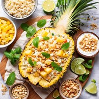 Pineapple Rice Cream