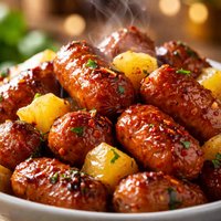 Pineapple Sausage Nibblers