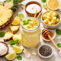 Pineapple Smoothie Delicious Easy and Healthy