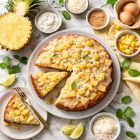 Pineapple Sour Cream Cake