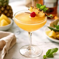 Pineapple Southern Comfort Yummy Martini