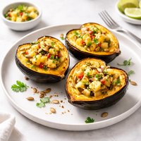 Pineapple Stuffed Acorn Squash