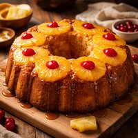 Pineapple Upside Down Bundt Cake