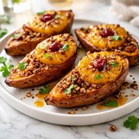 Pineapple Upside Down Sweet Potatoes